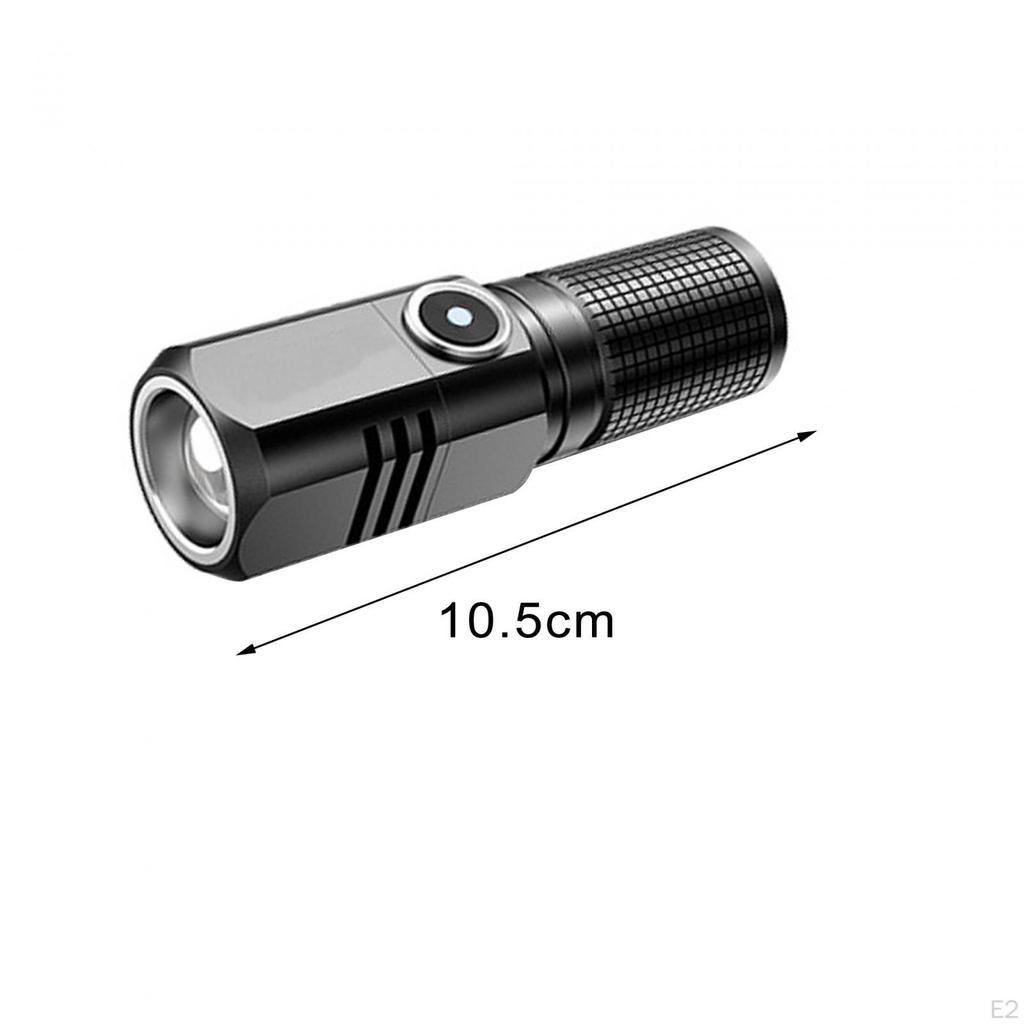 Compact LED Flashlight with 3 Lighting Modes - Portable Torch for Outdoor Activities
