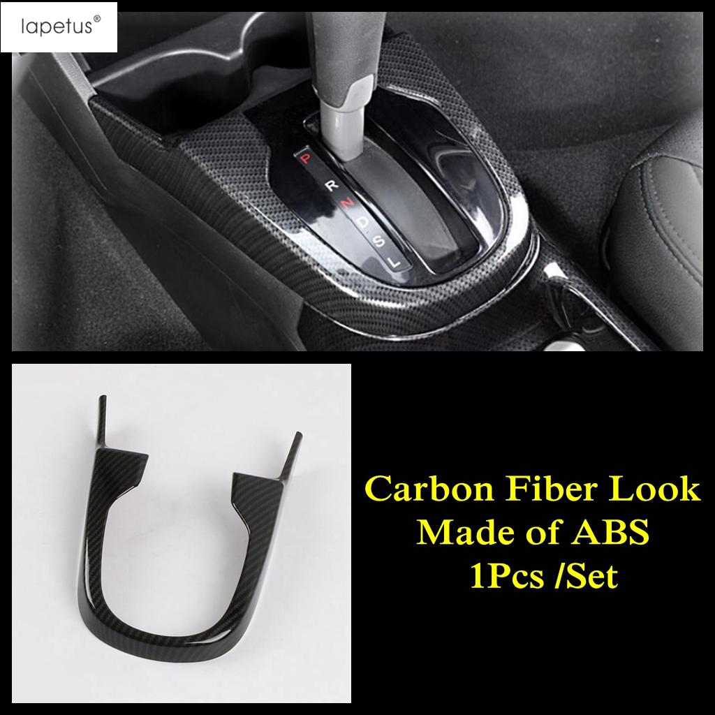 Dashboard Air AC Outlet Vent Frame / Window Lift / Gear Shift Cover Trim ABS Interior Accessories For Honda FIT Jazz 2014 -