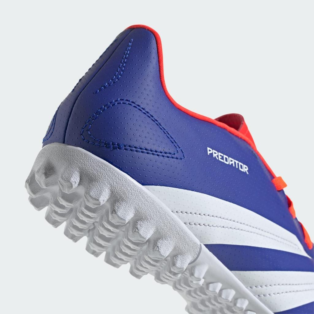 adidas Predator Club TF IF6399 Unisex Performance Sports Shoes Lucid Blue / Cloud White / Solar Red