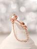 Minimal Piercing 14K Crown Cubic Layered Chain Piercing