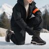 Hohe Schneestiefel sind wasserdicht, rutschfest, verdickt und warm, ein Geschenk für Ehemann und Vater