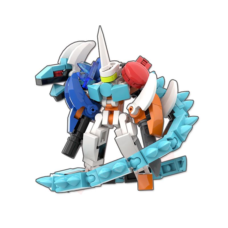 

Экзоскелет меха строительные блоки мелкие частицы миниатюрный боевой робот сборная модель мальчики и девочки подарок детская игрушка PDF Manual