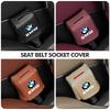 Car Seat Belt Buckle Cover Anti Scratch Protector Covers Auto Interior Accessories For X3 X5 M5 M3 E46 E90 E60 F10 E39 F30