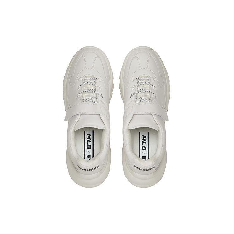 MLB Big Ball Chunky Classic Velcro Low Top Kids Casual Shoes Kids sneaker White 7ASHJA23N-50WHS