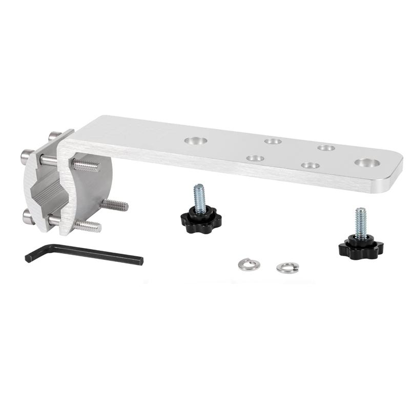 Marine Rail Mount Grill Bracket Kit 58182 Replacement for Any Kuma BBQ Grill Inboard/Outboard -Silver