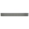 VidaXL Raised Garden Bed Flower Pot Planter Box Raised Bed Patio Terrace Outdoor Galvanized Steel 332x40x36 Cm 318884