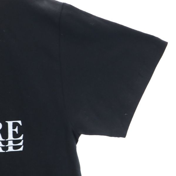 unused VAST222 20ss FIRE Print Short sleeve T-shirt 2 black Rubber soul Men's Used