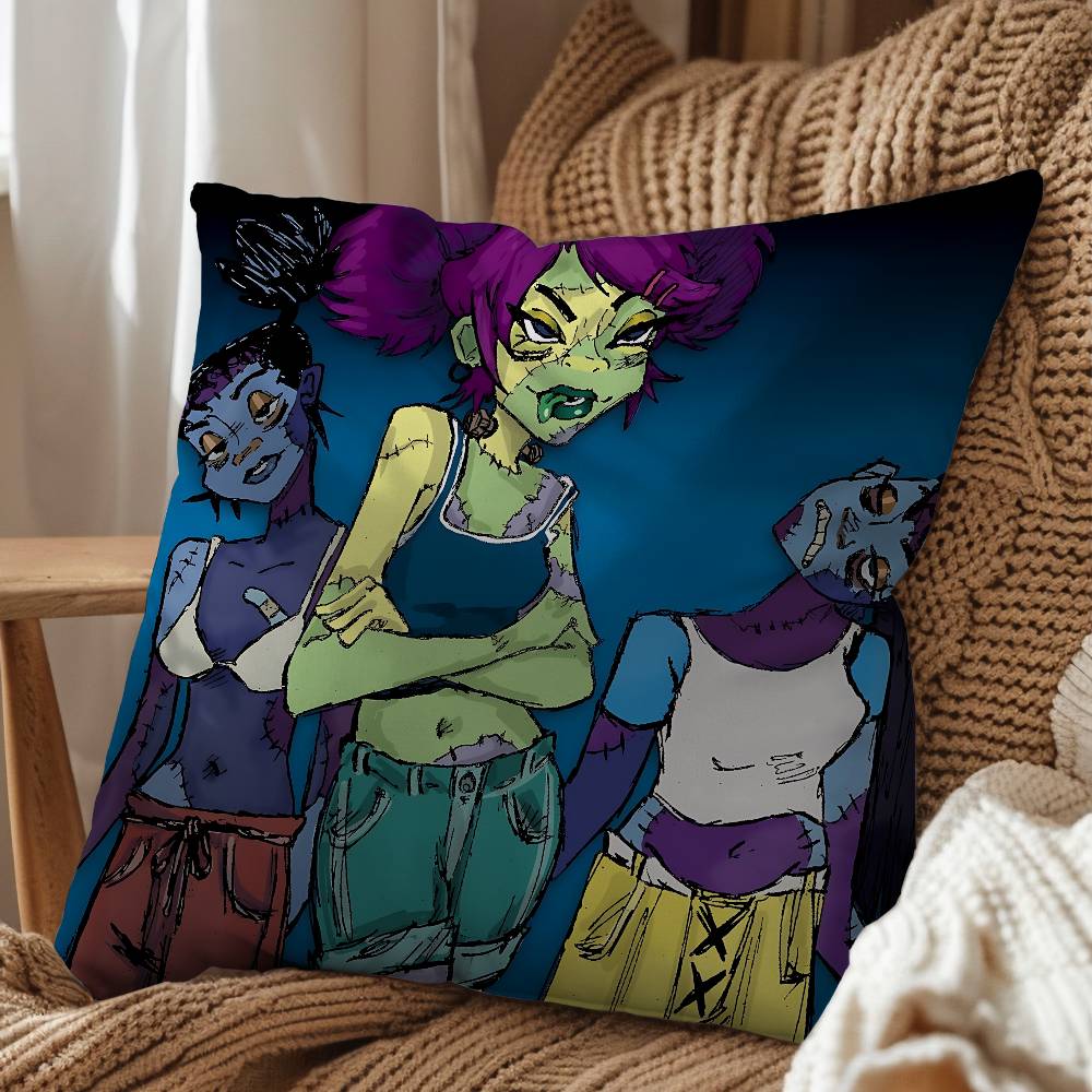 Powerful Rock MSI JJimmy Urine Pillow Case Office Cushions Suitable For Sofa Car Bedroom Decorative Cushion Cover