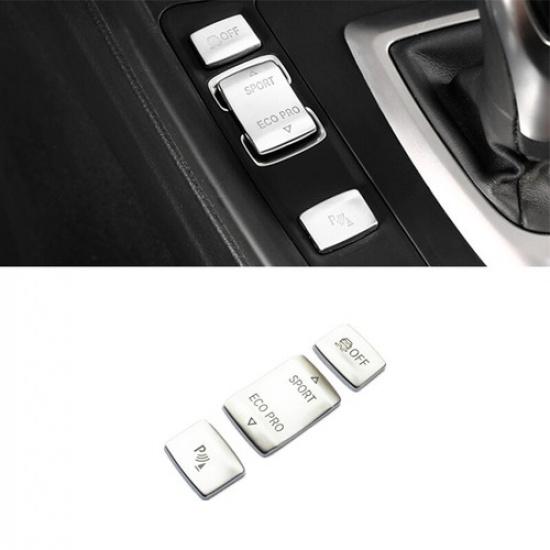 For BMW 1 3 Series F30 Chrome Gear Shift Panel Left Switch Button Cover Sticker