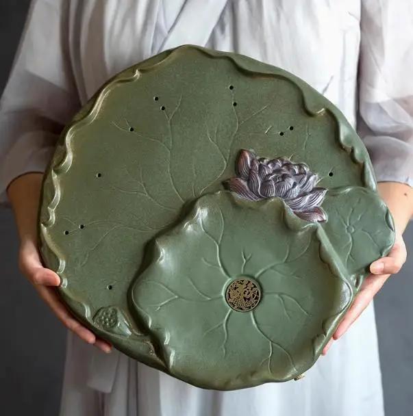 

Japanese kung fu tea set tea tray household simple ceramic teacup teapot combination set modern office living room