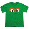 Childrens/Kids Oscar The Grouch Face T-Shirt