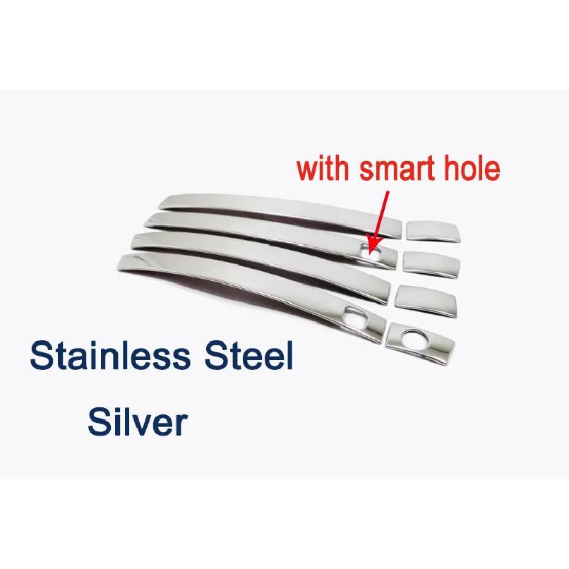 ABS/Steel Car Door Handle Cover for Mitsubishi Outlander 2024+ Trim Frame Auto Armrest Handrail Exterior Accessories