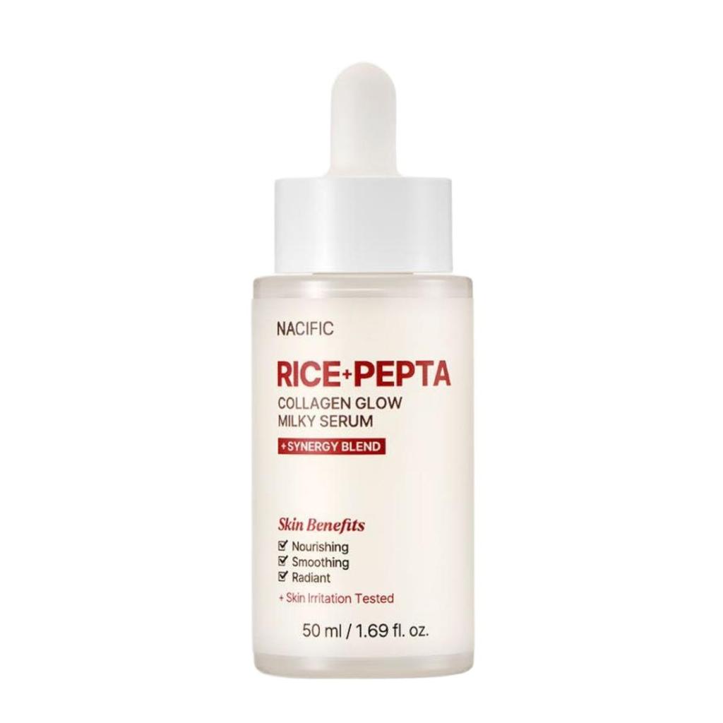 NACIFIC Rice Pepta Collagen Glow Milky Serum 50ml - Nourishing & Radiance Boosting Concentrate