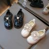 Kids Casual Shoes Children‘s Leather Shoes Toddlers Girls Party Flats Kids Non-slip Loafers Fashion Bowknot Girls Lolita Shoes