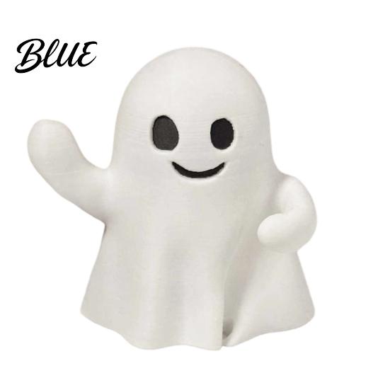 One-piece Molded Pen Holder Ghost Holder Halloween Cute Desk Organizer Spooky Fun Shaped Stationery Rest Stand for Pencils Funny Office Home Decor