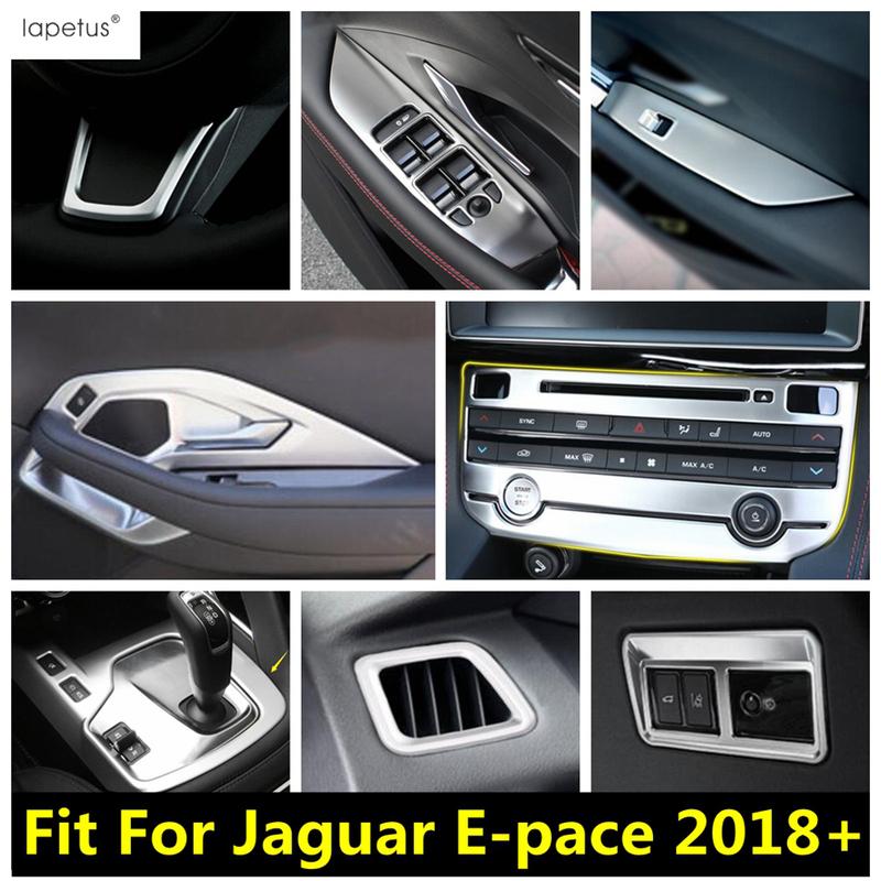 Window Lift / Hand Brake / Dashboard Air AC / Steering Wheel / Head Light Cover Trim Accessories For Jaguar E-Pace 2018 - 2025