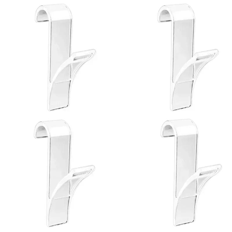 Kuchnia wieszak łazienkowy klipsy stojaki do przechowywania biały przezroczysty wieszak podgrzewany wieszak na ręczniki grzejnik szynowy ubrania wieszak na szaliki uchwyt z haczykami