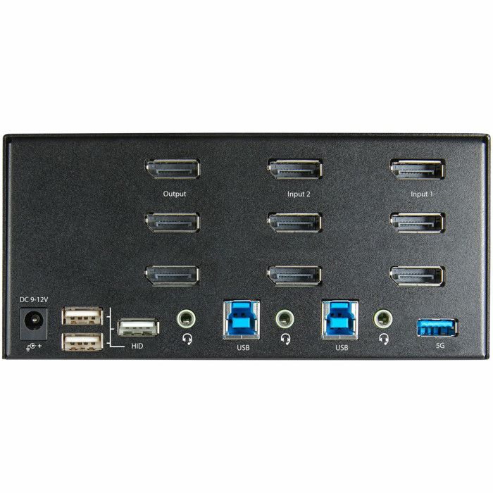 Commutateur KVM - Startech - SV231TDPU34K - 3 écrans 4K 60Hz - USB 3.0 - Boîtier en acier