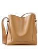 Premium Women's Genuine Cowhide Leather Bucket Bag 2026 - Large Capacity, Single Shoulder & Crossbody
