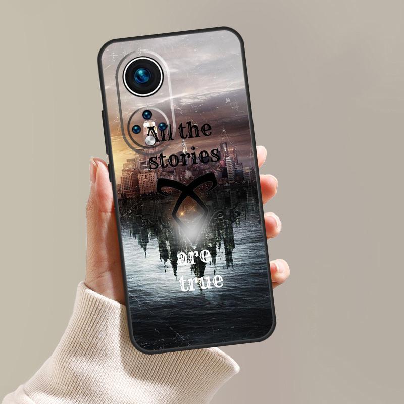 

Чехол для телефона Honor Magic 8 6 5 7 Lite 400 Pro 200 90 70 50 X8c X8b X9a X9b X9c X9d Win RT с изображением Сумеречных охотников Honor 200 Pro
