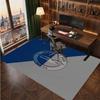Brighton & Hove Albion Football Print Crystal Velvet Rug, Comfortable Water Absorbent Non Slip Indoor Floor Carpet