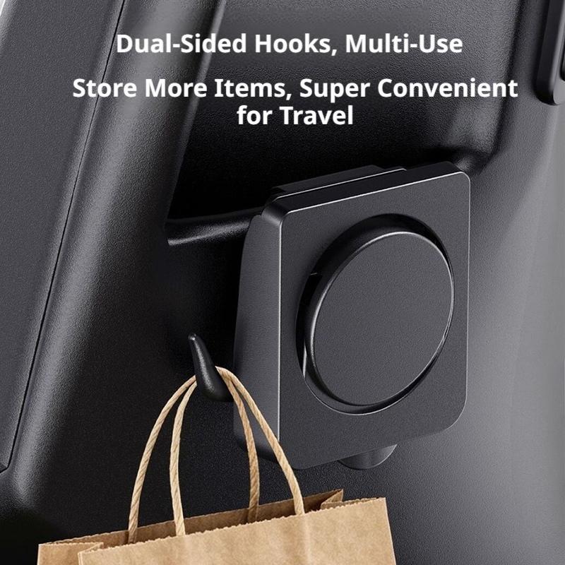 SEAMETAL Universal Foldable Car Door Cup Holder Drink Bottle Holder Vehicle Side Door Mounted Beverage Storage Rack with hooks