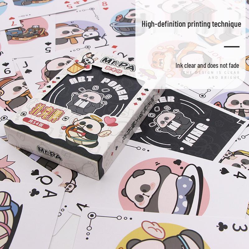 Mini Cute Duck Pocket Poker Cards for Kids - Werewolf Table Game