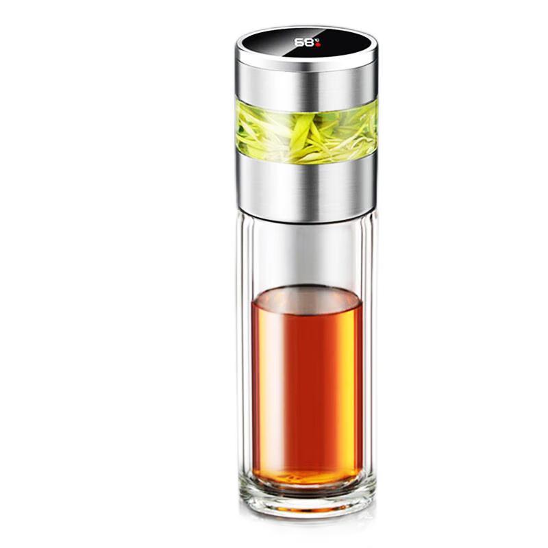 Shangheng Smart Temperature Double Wall Glass Tea Bottle