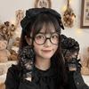 Half Rim Teardrop Eyeglass Frame Full Rim Cosplay Glasses Y2K Anime Eyewear Frame  Youth Subculture
