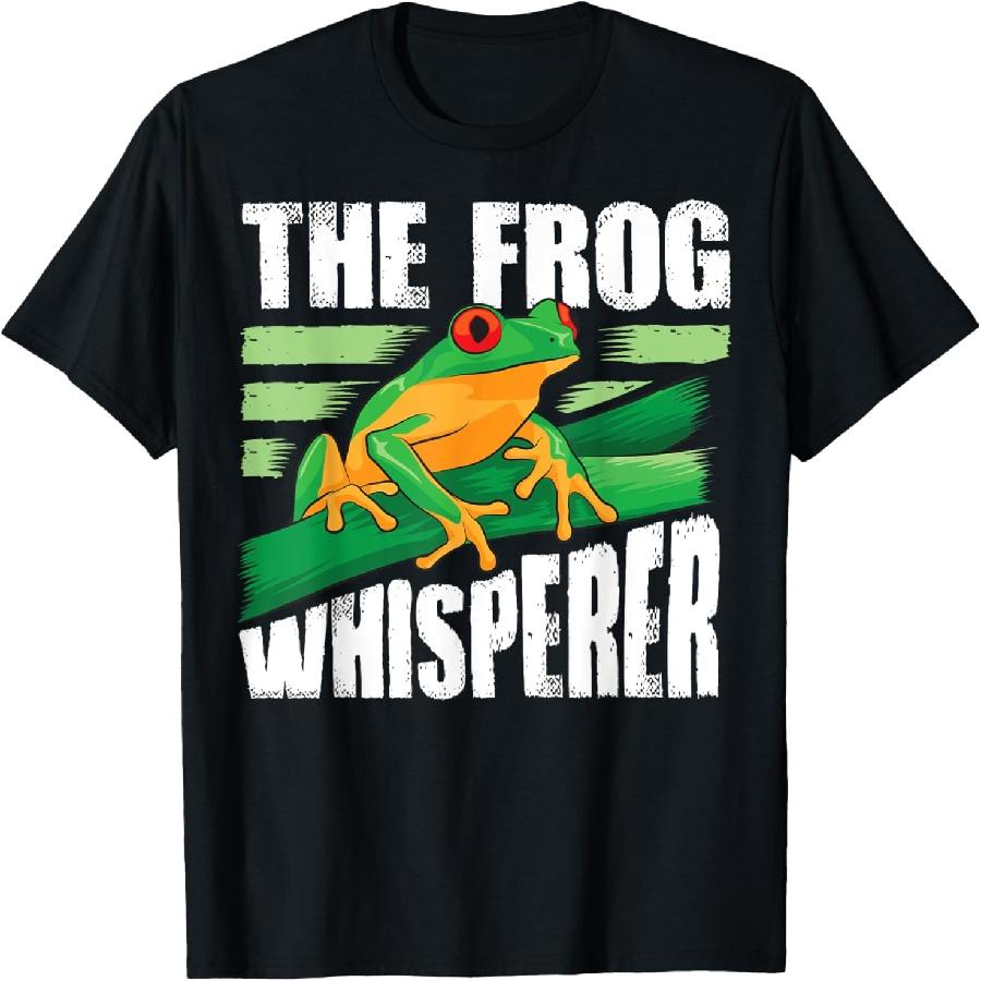 Funny The Frog Whisperer Gift _ Cute Bullfrog Fan Boys Girls T-Shirt S