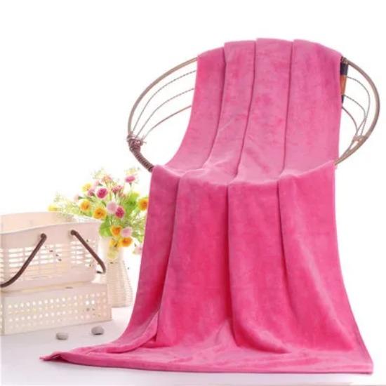 180X200 Cm Microfiber Bath Towel, Super Absorbent, Quick-Drying Soft And Environmentally Friendly Towel,
