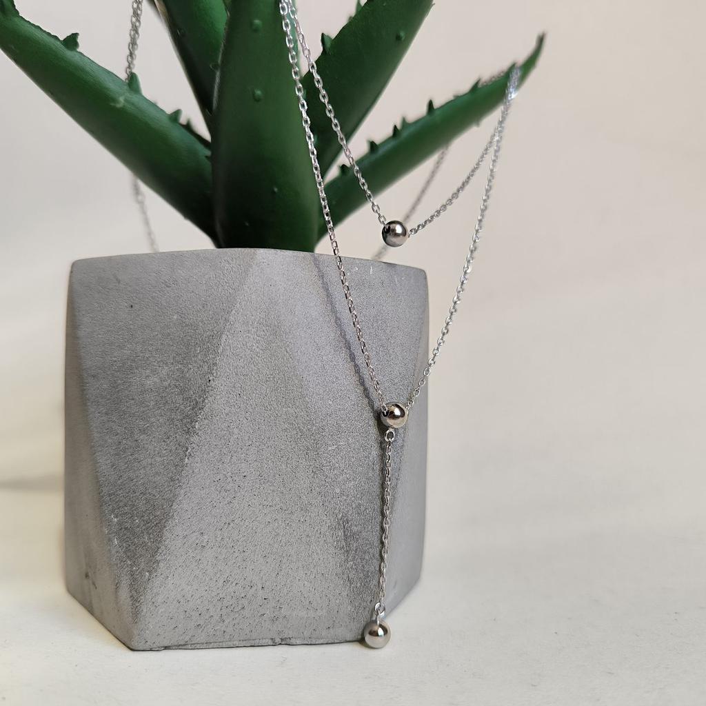 Silver Necklace Without Stones, Item Weight 3.77 G (2184034)