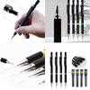 4 Pcs 0.3/0.5/0.7/0.9mm Automatic Pencils Mechanical Pencils Sketching Pencils for Art Enthusiasts