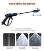 Stainless Steel High-Pressure Car Washer Hose Set with Nozzle