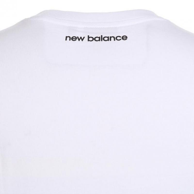 New Balance Tricouri esențiale cu mânecă scurtă cu logo mare Nbned21033 10 19