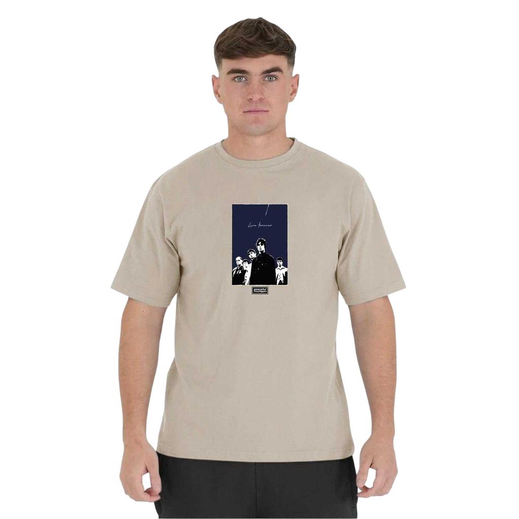 Oasis Unisex Adult Live Forever Graphic Print T-Shirt