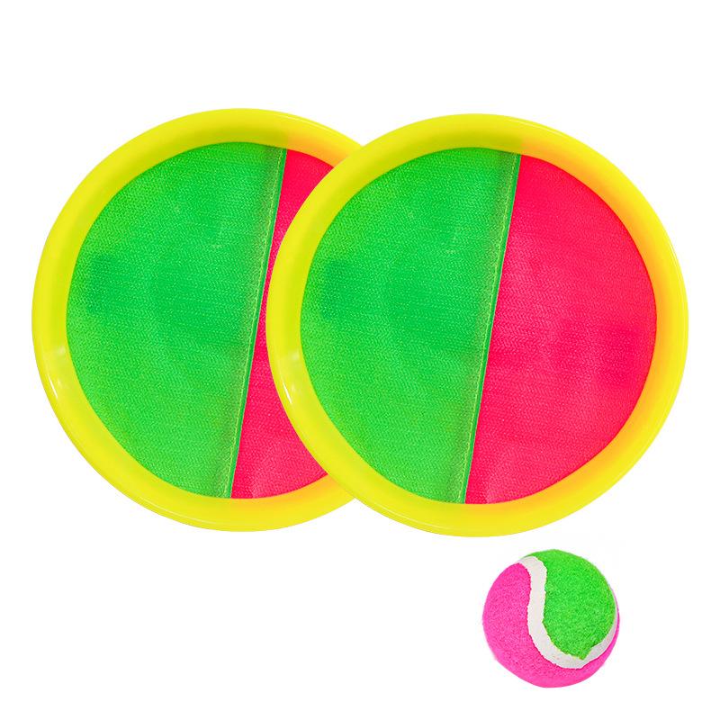 Gioco Interattivo Lancio Giocattolo per Famiglia all'Aperto Gioco di Lancio e Presa con Palla Set per Bambini Sport all'Aperto Racchetta con Bersaglio Appiccicoso Palla Appiccicosa Racket a Ventosa