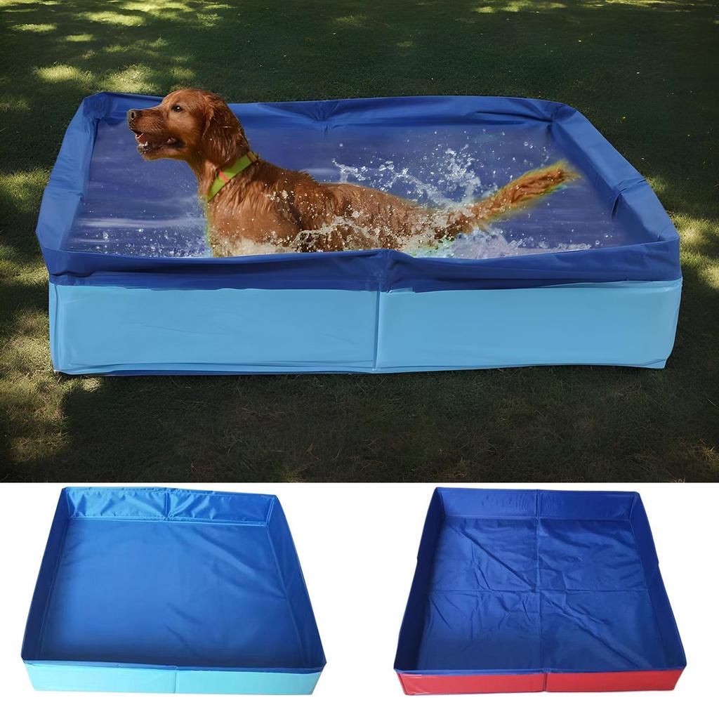 Pet Bath Pool PVC Foldable Wading Pool For Dog Anti-Slip Non-Inflatable Pet Puppy Bathing Tub For Small Puppy pet bathtubs