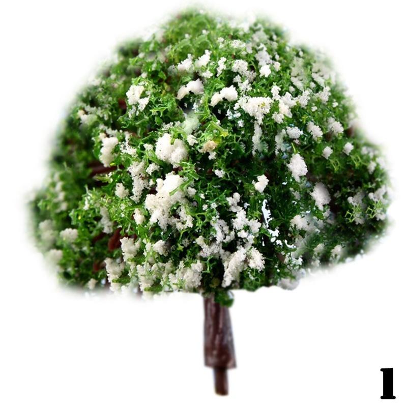 Hot 3pcs Simulation Coconut Trees Modern Park Miniature Fairy Garden Miniatures Landscape Accessories Toys for Doll House Mini