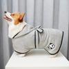 Soft Coral Fleece Cat Cape Hoodie Hairless Cats Warm Indoor Pet Robe Gray Yellow XS S M L XL