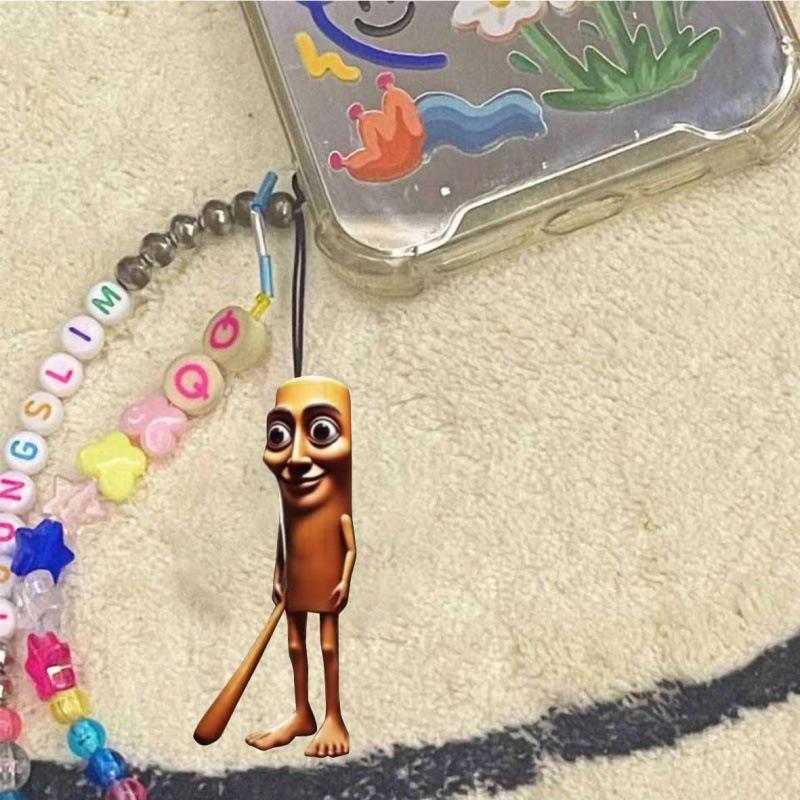 Брелок Шань Хай Цзин Смешная Абстрактная Деревянная Палочка Нога Дерево Акриловый Шнурок для Подвешивания на Мобильный Телефон -1-3см Шнурок для Подвешивания на Мобильный Телефон