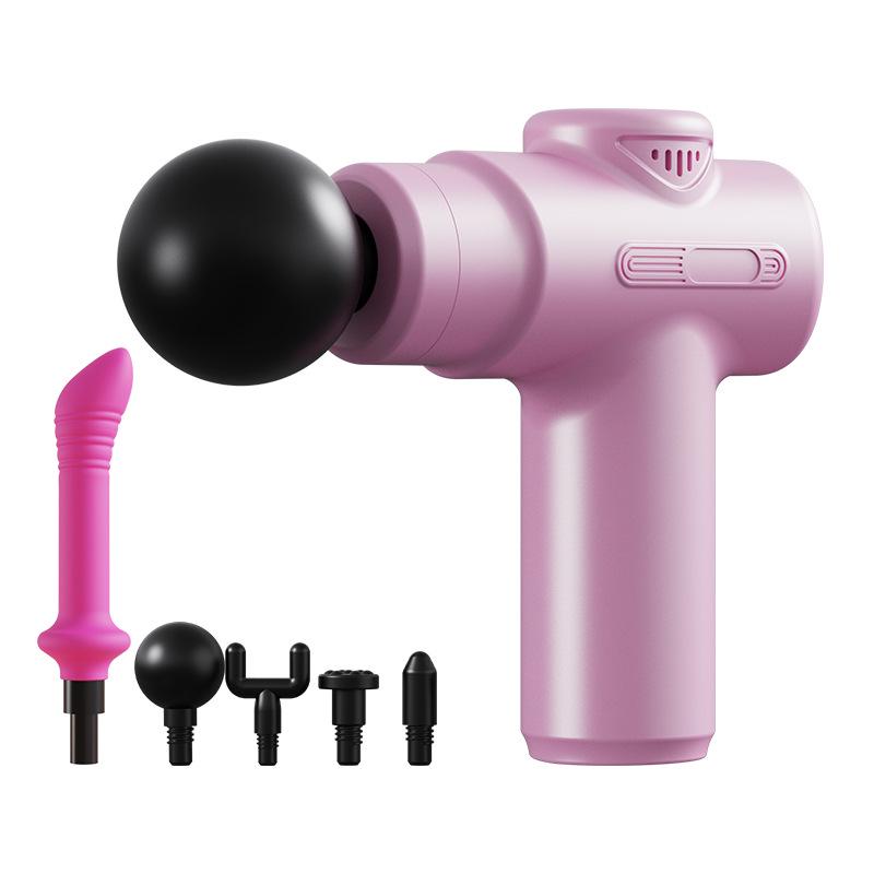 Portable Silicone Mini Fascia Massager for Women - Handheld Electric Massage Gun