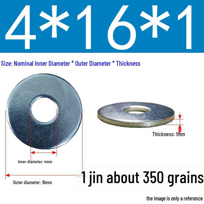 Galvanized Oversized Metal Washers M3-M60