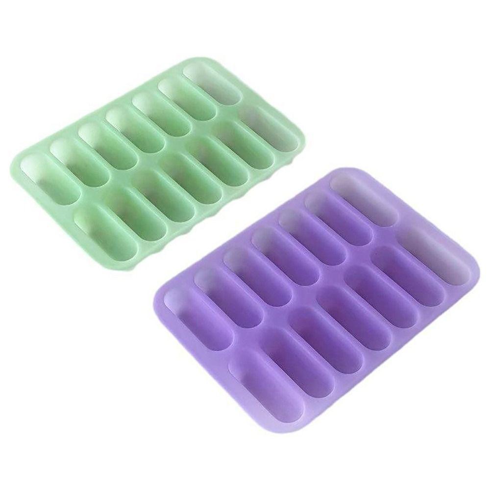 New 1Pcs High Quality Non-Stick Sausage Maker Mould with Lid 14 Form Hot Dog Maker DIY Silicone Mold Patty Makers