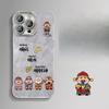 Guofeng God of Wealth Bracket Suitable for Apple 15promax Mobile Phone Case 16 Feather Yarn 13 Frameless 14 Mirror Bracket