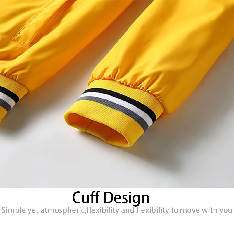 Casual Jacket Men's Standing Collar Spring and Autumn Versatile Sports Solid Color Jacket Men's Clothing