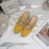 Baotou cool slippers women's summer outer wear wrinkles inner height increase thick-soled Muller shoes women's small thick-soled height increase singl