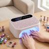 168W Professional Gel Light Dryer Plug In Wall Gel Nail Light with 3 Timers Setting for Acrylic Builder 3D Nails Art