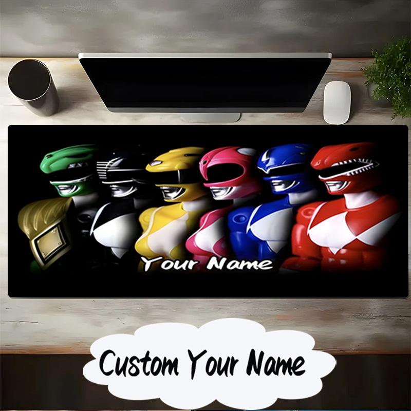 Custom Name Mouse pad Rangers Team-up Mouse pad, Gaming Mouse Pad, keyboard pad, Desk Decor for computer notebook Fan Birthday Gift