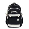 Letter Multicolor Baseball Nylon School Bag With Breathable Padding Teens For